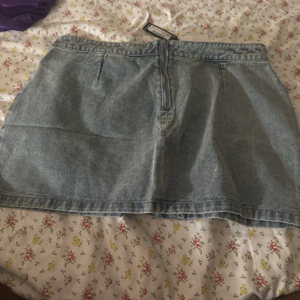 Denim Mini Skirt